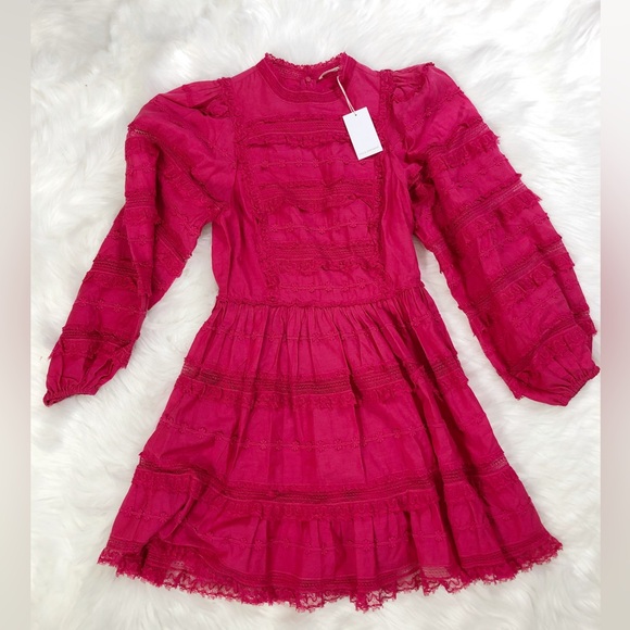 NWT $695 Ulla Johnson Amour Puff Sleeve Dress - Picture 8 of 8